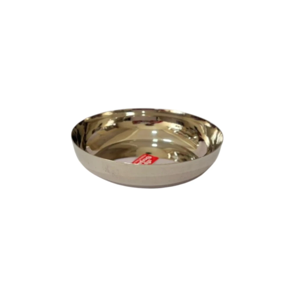 Multi-Purpose SS Indian Serving Bowls – Set of 2 (Ideal for Pongal, Upma & Halwa)