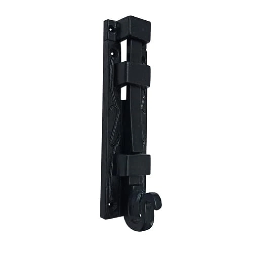 Shristy Hardware Cappadocia Black Antique Iron Door Bolt - (Black Powder Coated Finish) - Supplied as 1 Pieces Per Pack
