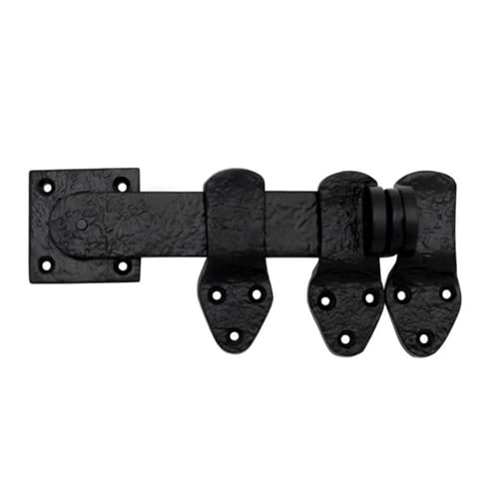 Shristy Hardware 8" "Jochebed Black Antique Iron Gate Latch (Black Powder Coated Finish) - Supplied as 1 Piece