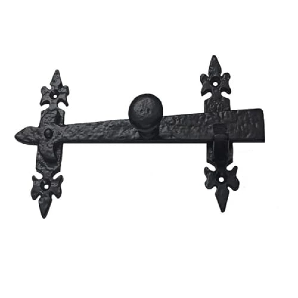 Shristy Hardware Titus Black Antique Iron Gate Latch - (Black Powder Coated Finish) - Supplied as 1 Piece