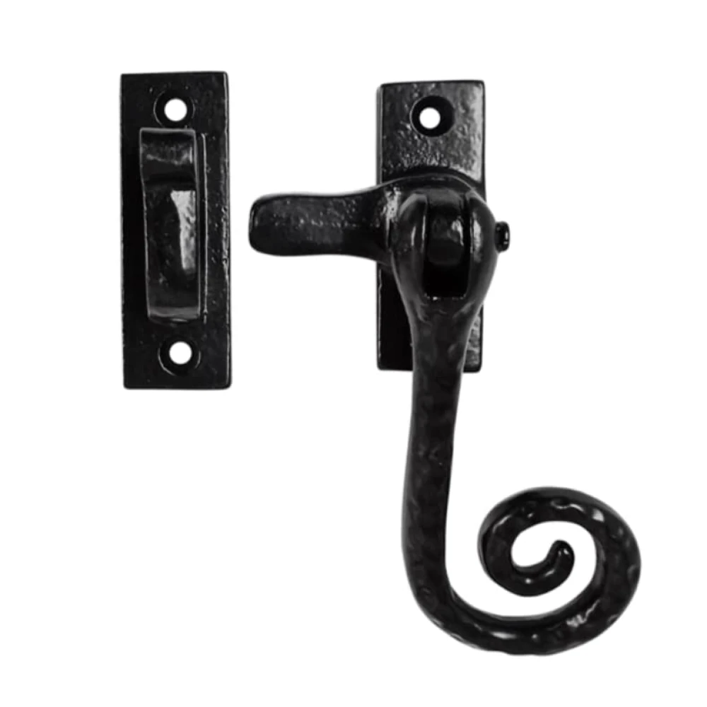 Shristy Hardware ABEL Black Antique Iron Window Fastener (Black Powder Coated Finish)- Supplied as 1 Piece Per Pack