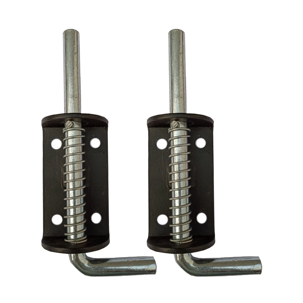 Shristy Hardware “Abiathar” Iron Door Bolt (Heavy Duty)-(Black Powder Coated Finish) - Supplied as 2 Piece per Pack