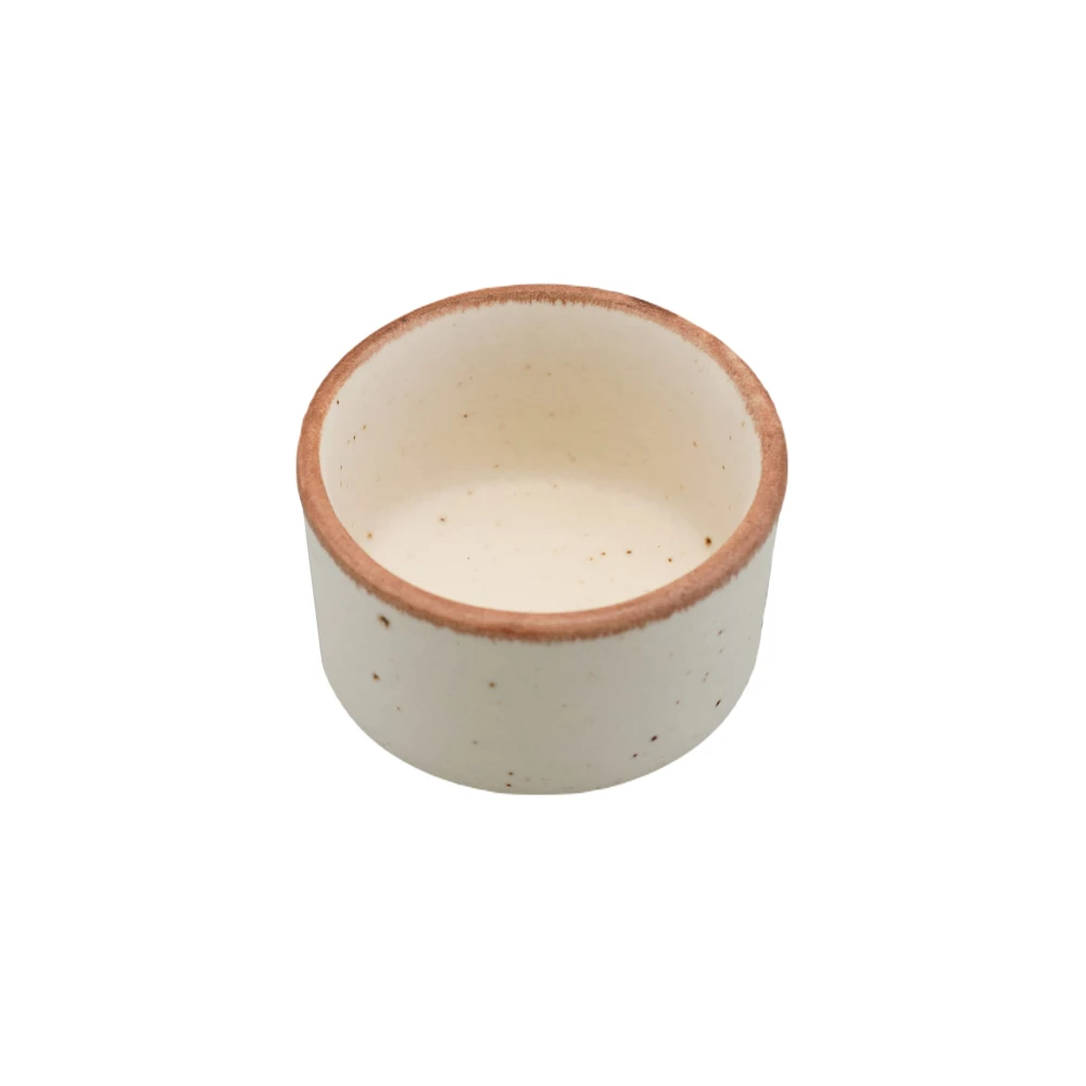 Rudrart Creations Handpainted Ceramic Chutney Bowl | Pickle Bowl | Sauce Bowl | Small Katori Set in Round Shape (40 ml Each, Set of 6)