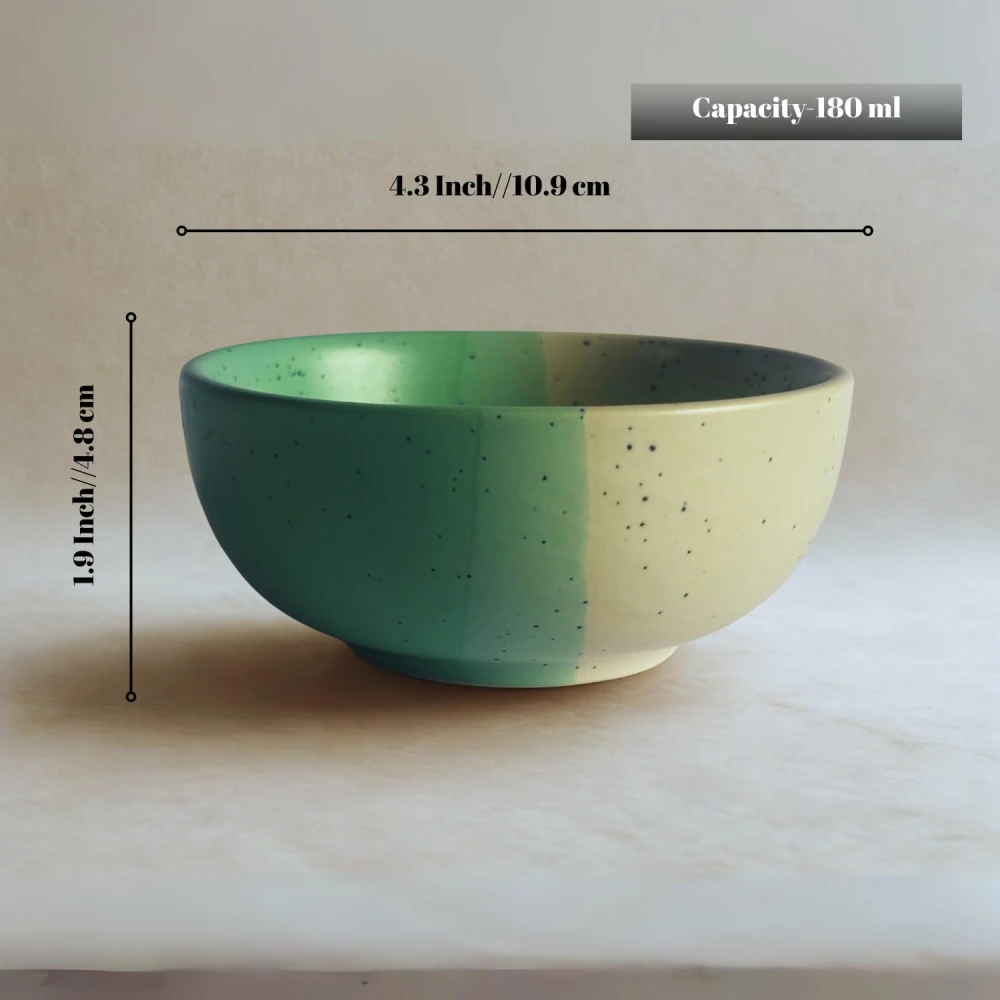 Housela Stoneware Ceramic Solid Dinner Set of 4 Pieces for Dinner with Katoris (4 Pieces, 2 Bowl & 2 Plates, Dishwasher & Microwave Safe)-Dinner Sets Ceramic Bowls Set Dinnerware Sets-Off White for kitchen