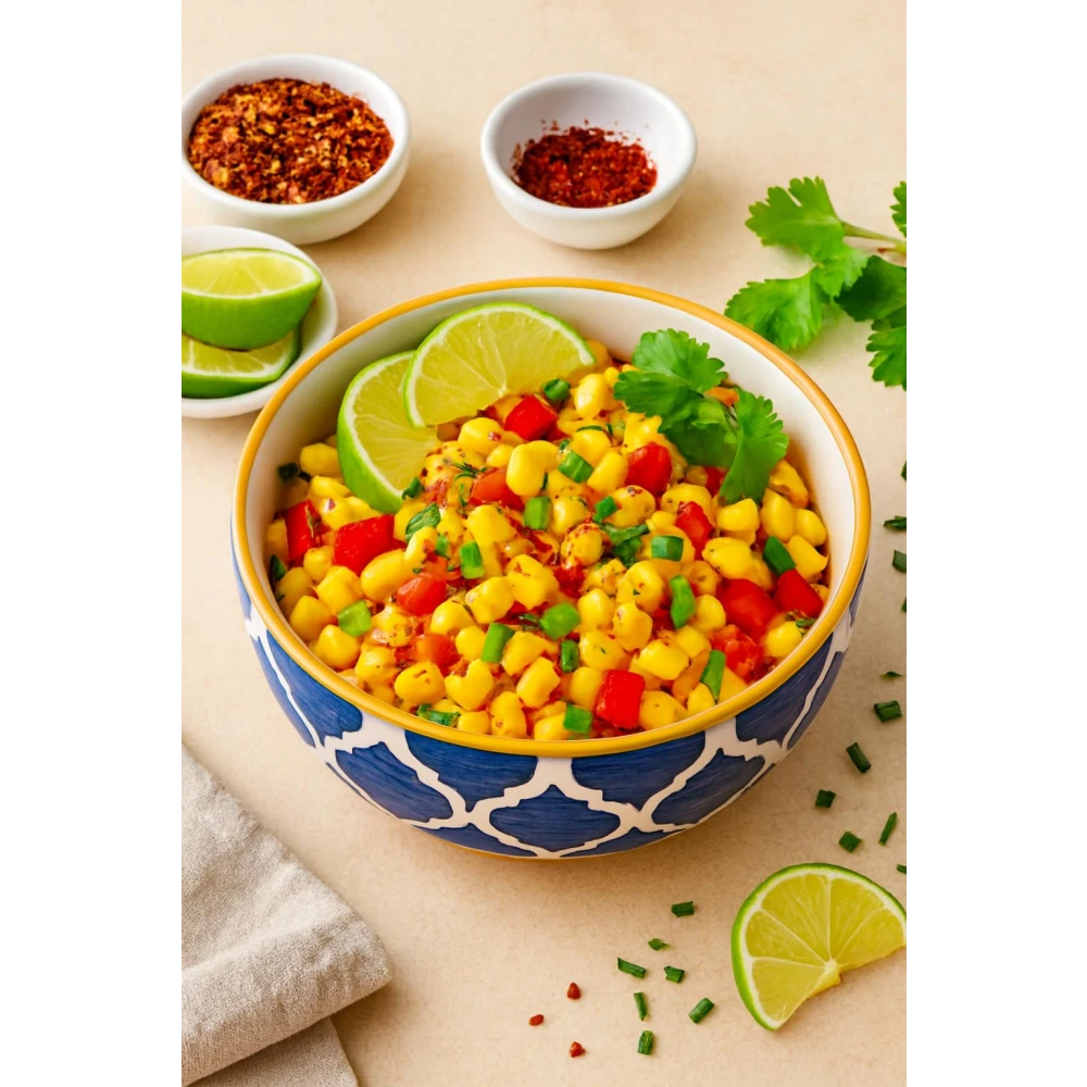 HOUSELA Hand-Painted Umrao Quarter/Moroccan Design Handpainted Bowls Set Ceramic Vegetable Bowl/Dessert Bowl/Soup Bowl (Multicolor, Pack of 4)