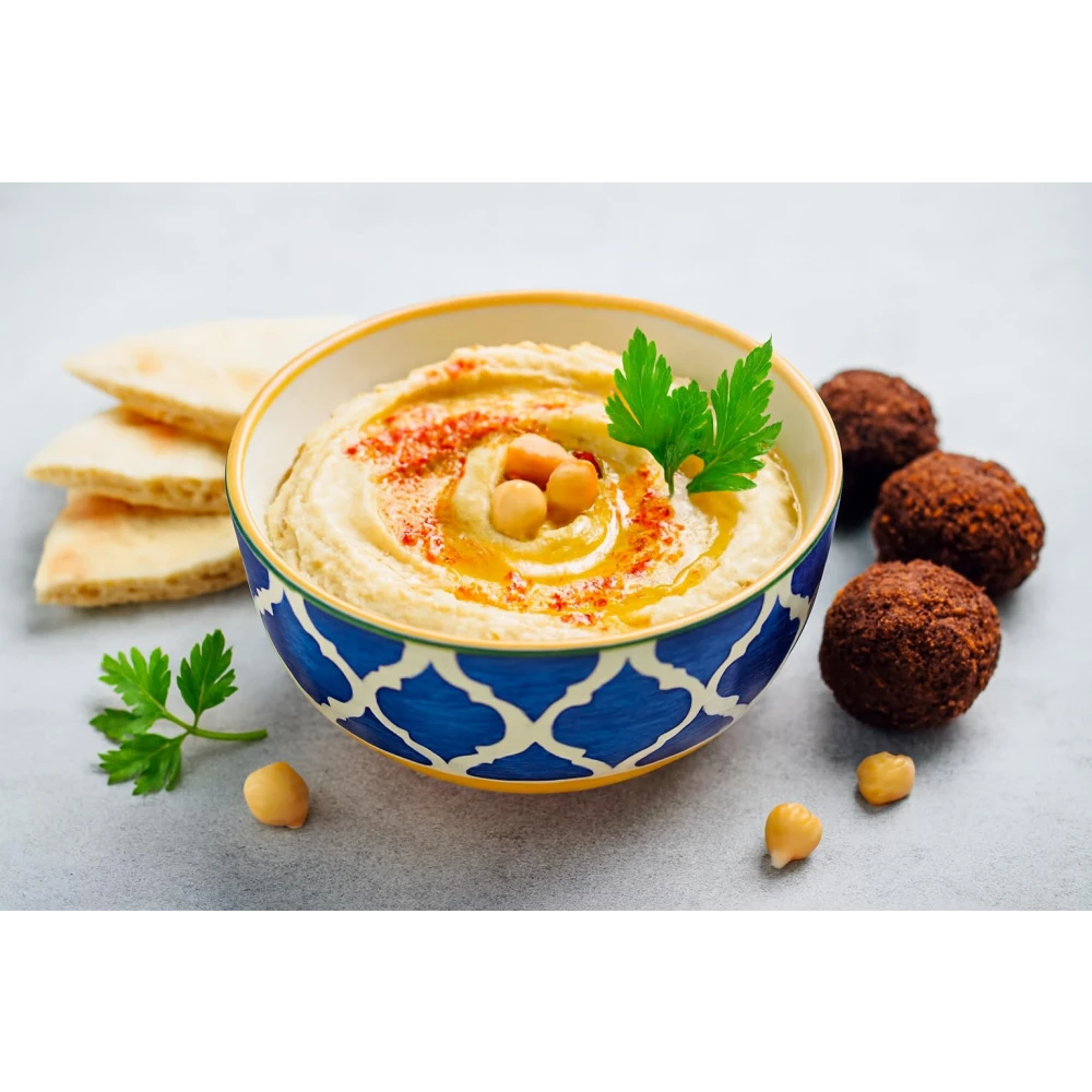 HOUSELA Hand-Painted Umrao Quarter/Moroccan Design Handpainted Bowls Set Ceramic Vegetable Bowl/Dessert Bowl/Soup Bowl (Multicolor, Pack of 2)