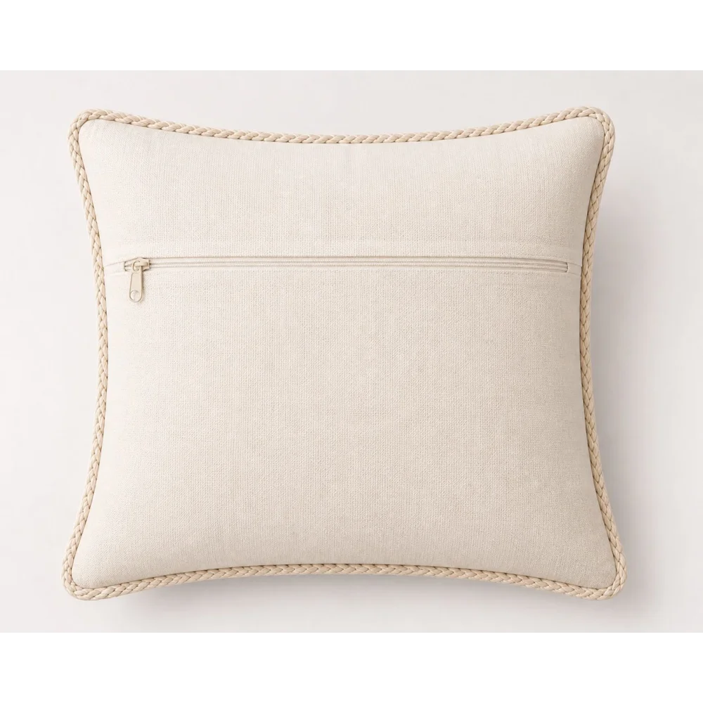 KESAR KREATION THREADS MAA MOTHER LOVE EMBROIDERY CUSHION COVER