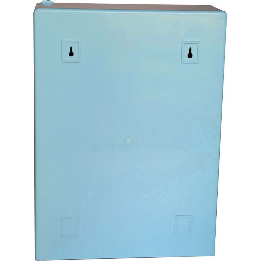 Epraiser ABS Unbreakable Z-GM 103 Bathroom Mirror Single Door Cabinet With Storage Chest / Shelves with outside Rod ,16"X4"X12" Plastic Wall Shelf (Number of Shelves - 3, Blue)