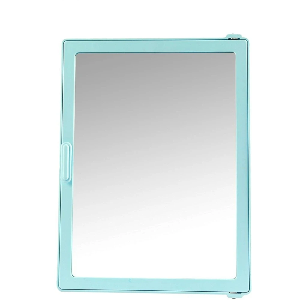 Epraiser ABS Unbreakable Z-S 115 Bathroom Full Mirror Single Door Cabinet With Storage Chest / Shelves 5 inches Deep ,16"X5"X12" Plastic Wall Shelf (Number of Shelves - 4, Blue)