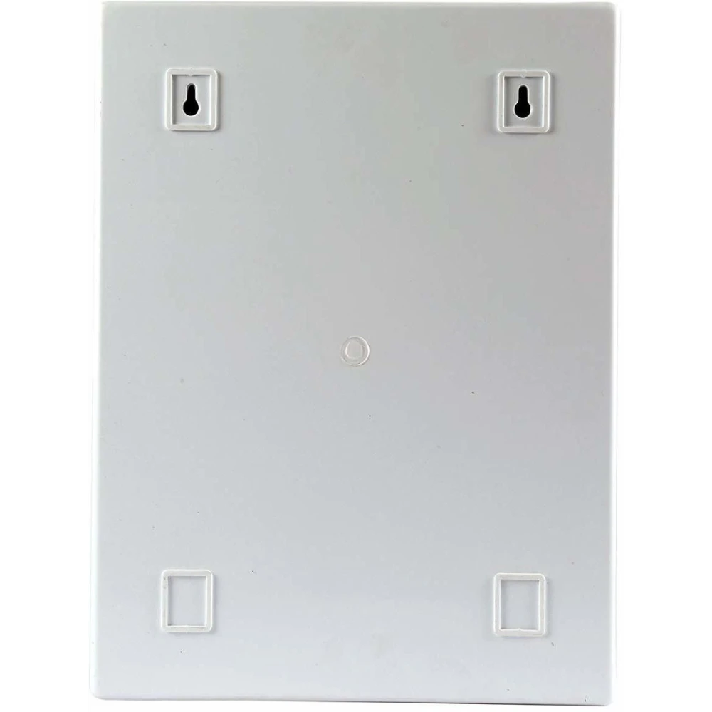 Epraiser ABS Unbreakable Z-S 115 Bathroom Full Mirror Single Door Cabinet With Storage Chest / Shelves 5 inches Deep ,16"X5"X12" Plastic Wall Shelf (Number of Shelves - 4, White)