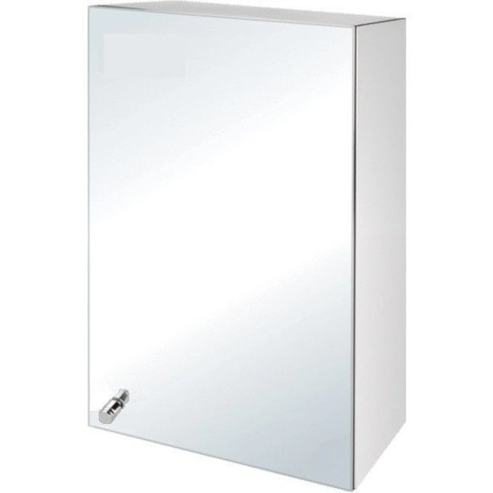 Epraiser Stainless Steel Z-SS 198 Bathroom Full Mirror Single Door Cabinet With Storage Chest / Shelves ,24"X5"X16" Stainless Steel Wall Shelf (Number of Shelves - 4, Steel)
