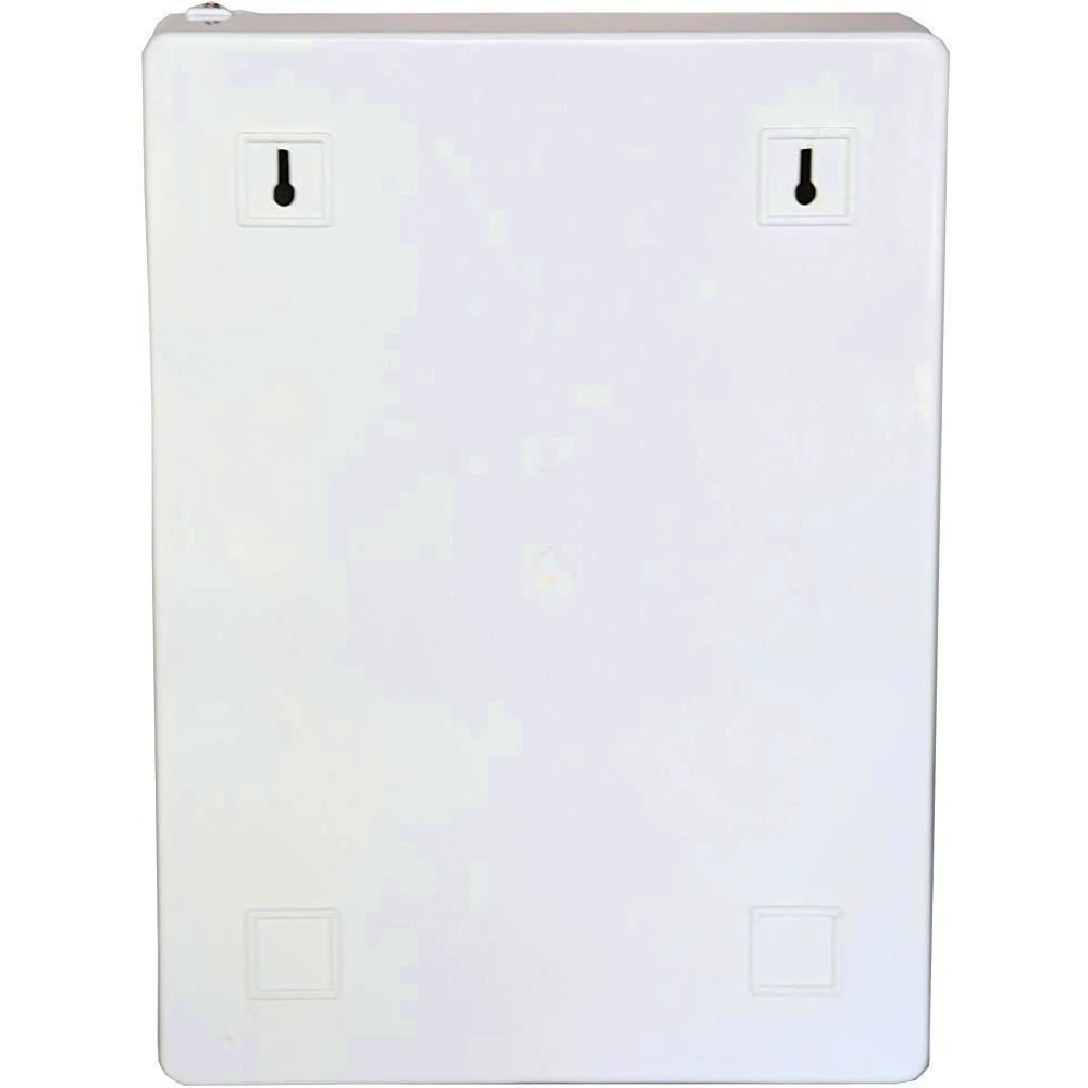 Epraiser Mystic White (Size: 18 x 14 x 5 Inches, Large) Premium Virgin Quality ABS Unbreakable Material Bathroom Mirror Single Door Cabinet with Storage Shelves Plastic Wall Shelf (Number of Shelves - 5, White)
