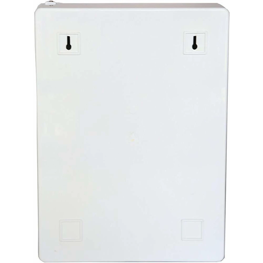Epraiser Storage Plastic SMALL SIZED BATHROOM Mirror Cabinet, Size:14"X4"X10" Plastic Wall Shelf (Number of Shelves - 4, White)