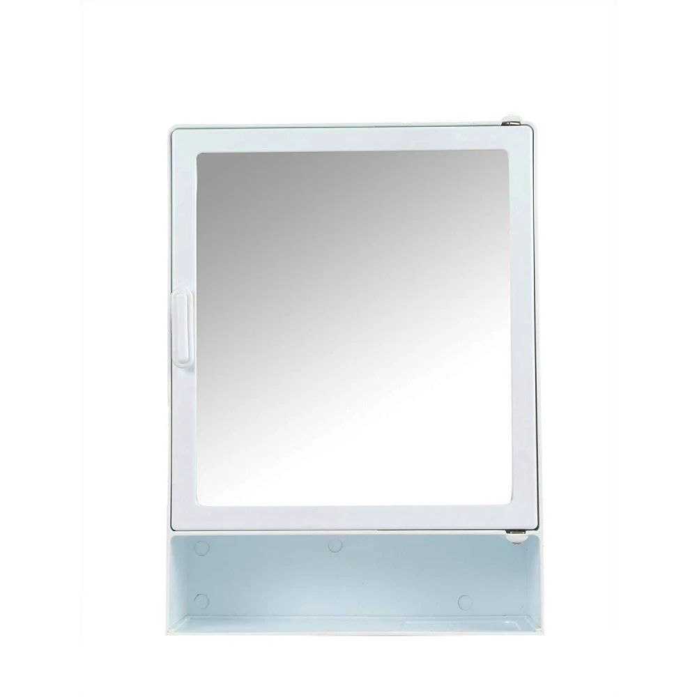 Epraiser (Z-H) ABS Plastic SMALL Cabinet With Shelf,Size:14"X4"X10"(SMALL) Plastic Wall Shelf (Number of Shelves - 4, White)