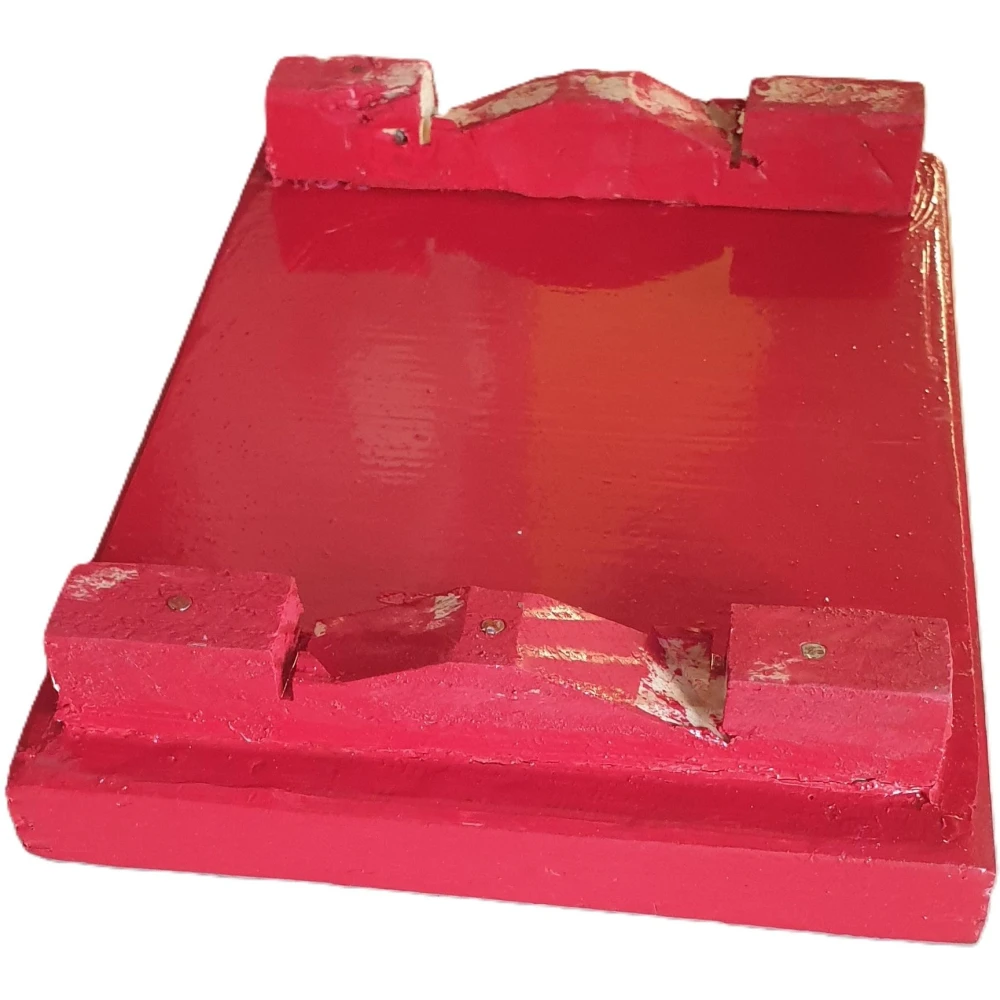 Epraiser Small Size 8x6 Inch MINI Red Plywood Handmade Puja Decor Aasan Paat Patla Bajot Wooden Pooja Chowki (Red, Pack of 1)