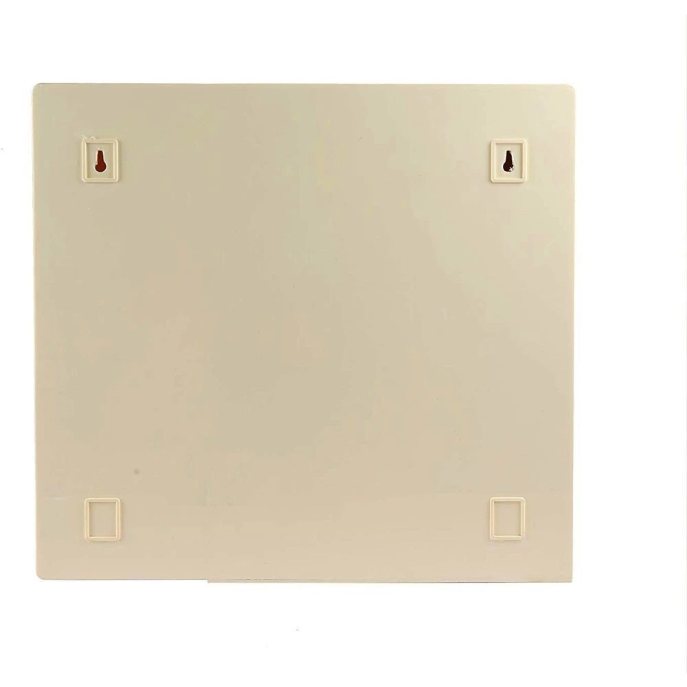 Epraiser ABS Unbreakable Z-BF 109 Bathroom Double Mirror Double Door Cabinet With Storage Chest / Shelves & Extra Shelf,17"X4"X16" Plastic Wall Shelf (Number of Shelves - 8, Beige)