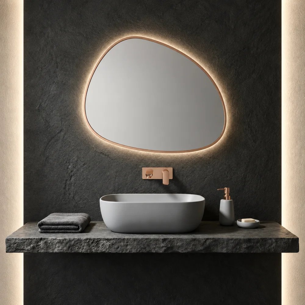 Foxx Sanitaryware Ceramic Premium Designer Wash basin for Home, Hotels (18x13x5)(M-34 New) (18x13x5) Royal (Grey) Table Top Basin (Plain Grey)