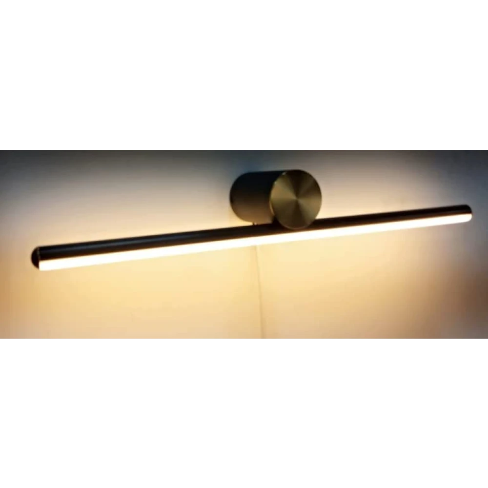 Tryka® Modern LED Picture/Dressing/Vanity/Bathroom/Mirror Light with 3 Step Light Mode & Non-Adjustable Head (White, Warm White and Nautral White) (Black & Gold, 12 Watt)
