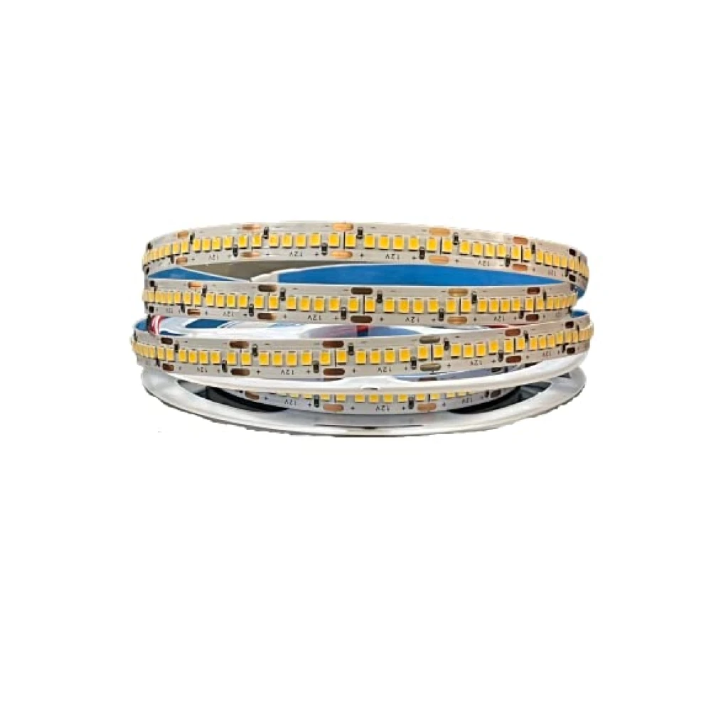 Tryka® Led Strip Light 5 Meter,1200 LEDs,Warm White-3000K with 5 AMP Adapter Included. Recessed Ceiling Lamp (Yellow)