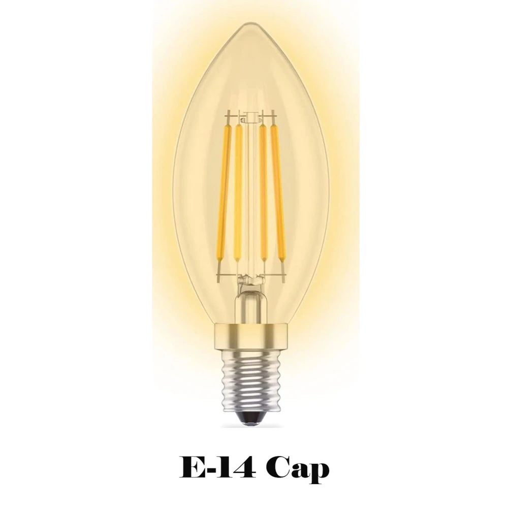 Tryka® E14 LED Candle Bulb, 90% Energy Saving, No Flicker, High CRI, Eye Caring, Suitable for Wall Lamp, Chandelier, Desk Lamp.