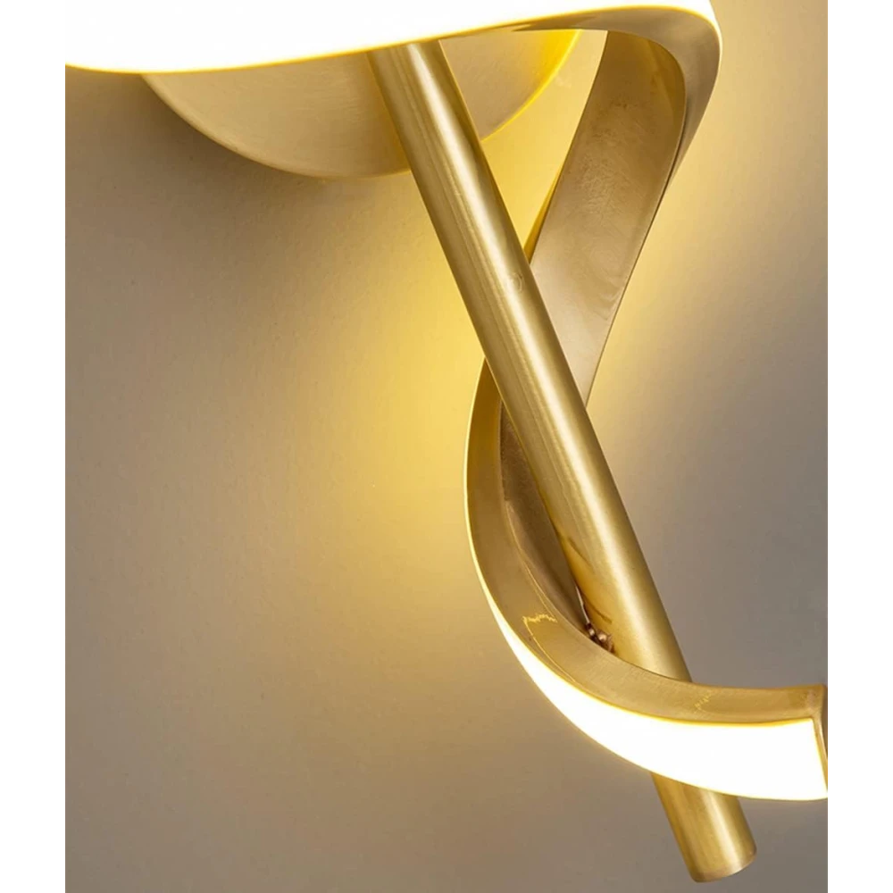 Tryka® Modern LED Wall Lamp Indoor Spiral Wall Lamp Adjustable Colour Changing Wall Light Decorative Lamp for Living Room Bedroom Bedside