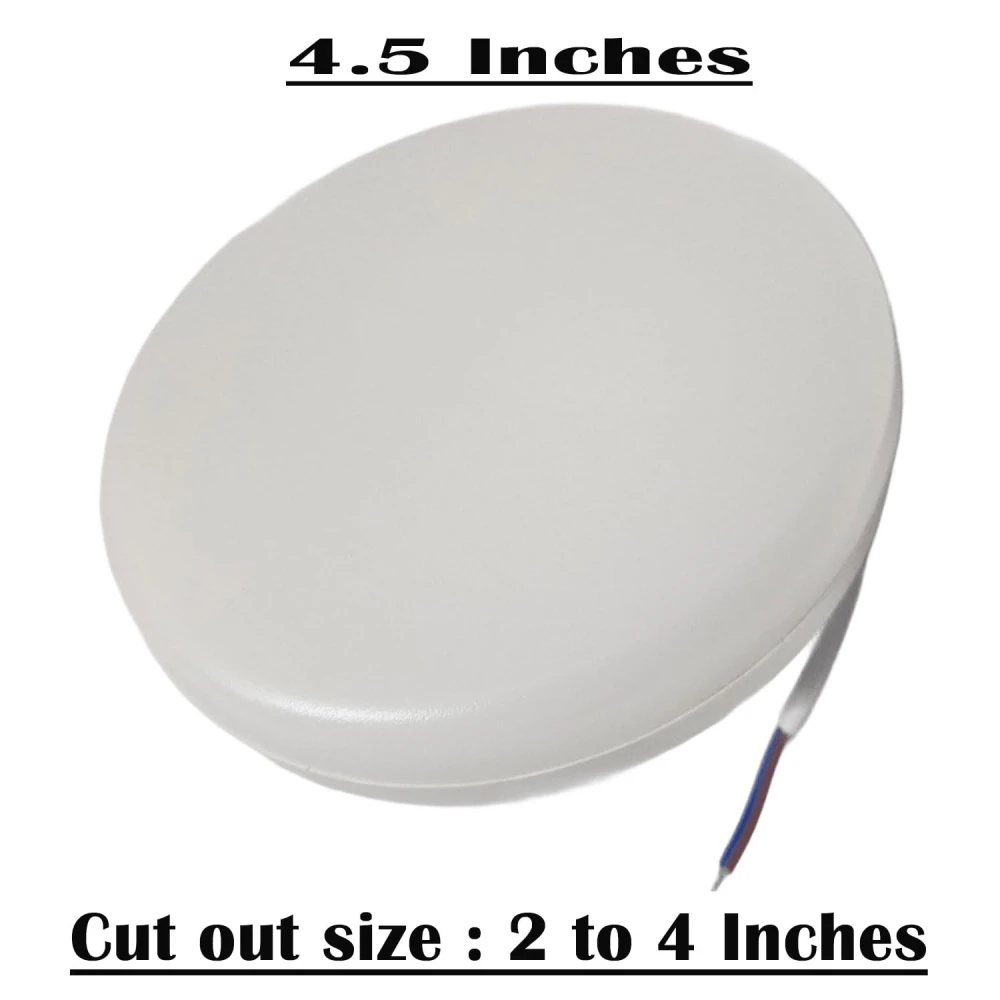 Tryka® 15 watt LED Adjustable Light, 4.5 Inches, White,Cut Out Size : 2 to 4 inches 85-265V.