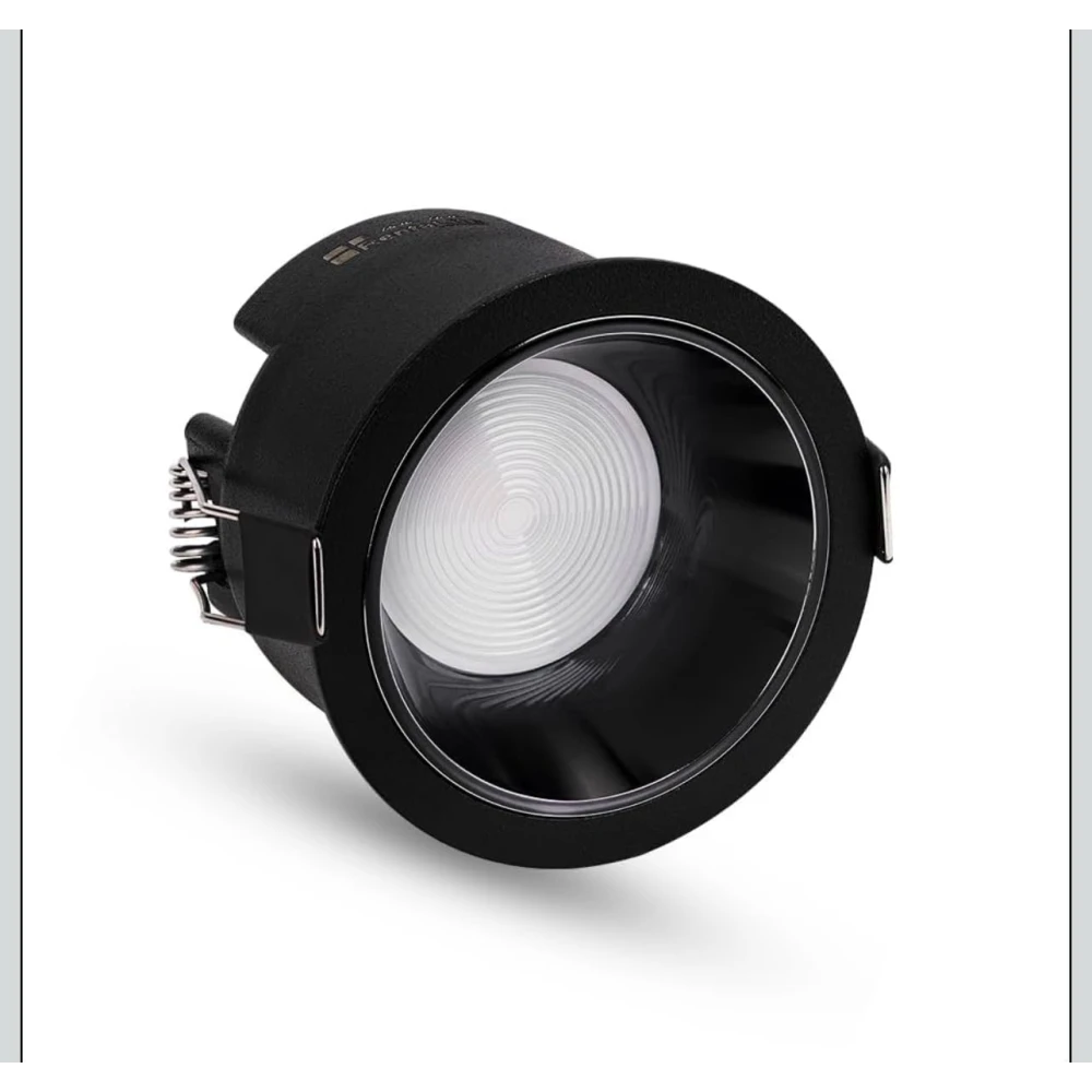Tryka® 12 watt LED Metal COB Lighs Black Body Gun Black Spot Light (Natural White)