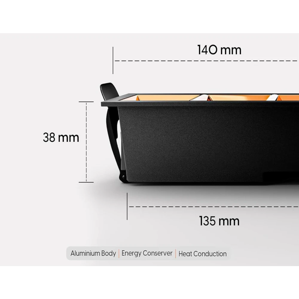 Tryka® Linear LED Spotlight, 10W Natural White, 5-Light Ice Tray Design, Energy Efficient Ceiling Light