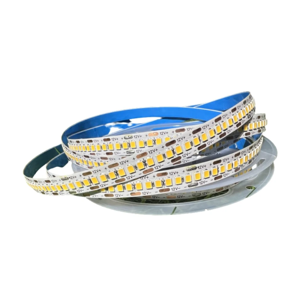 Tryka® Led Strip Light 5 Meter,1200 LEDs,Warm White-3000K with 5 AMP Adapter Included. Recessed Ceiling Lamp (Yellow)