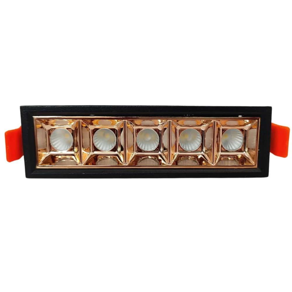 Tryka® Linear LED Spotlight, 10W Natural White, 5-Light Ice Tray Design, Energy Efficient Ceiling Light