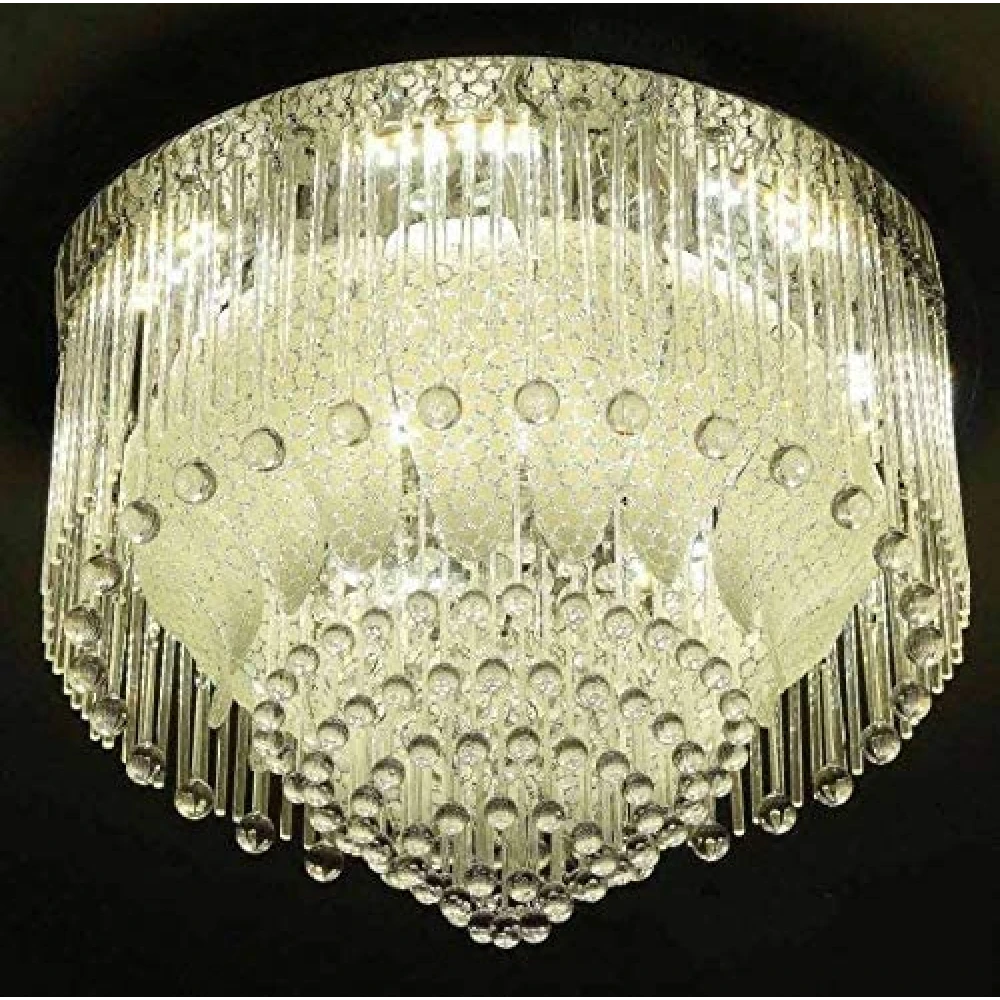 Tryka Chandelier/Jhoomar, LED Ceiling Light 2700 600 MM with 2 Remote Control, Inbuilt Speakers, Pen Drive and Bluetooth connectivity