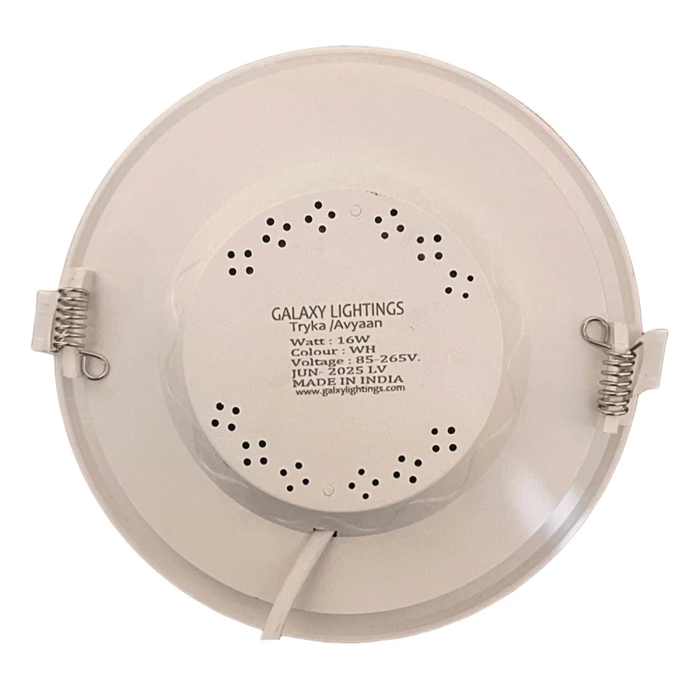 Tryka® 16 Watt Slim Round LED Panel/Ceiling Light Cool White.