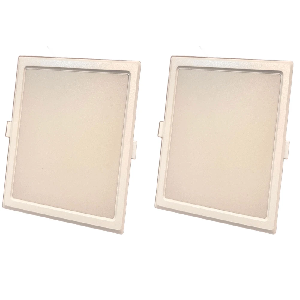 Tryka® 16 Watt Slim Square LED Panel/Ceiling Light Cool White with 2 Years Warranty.