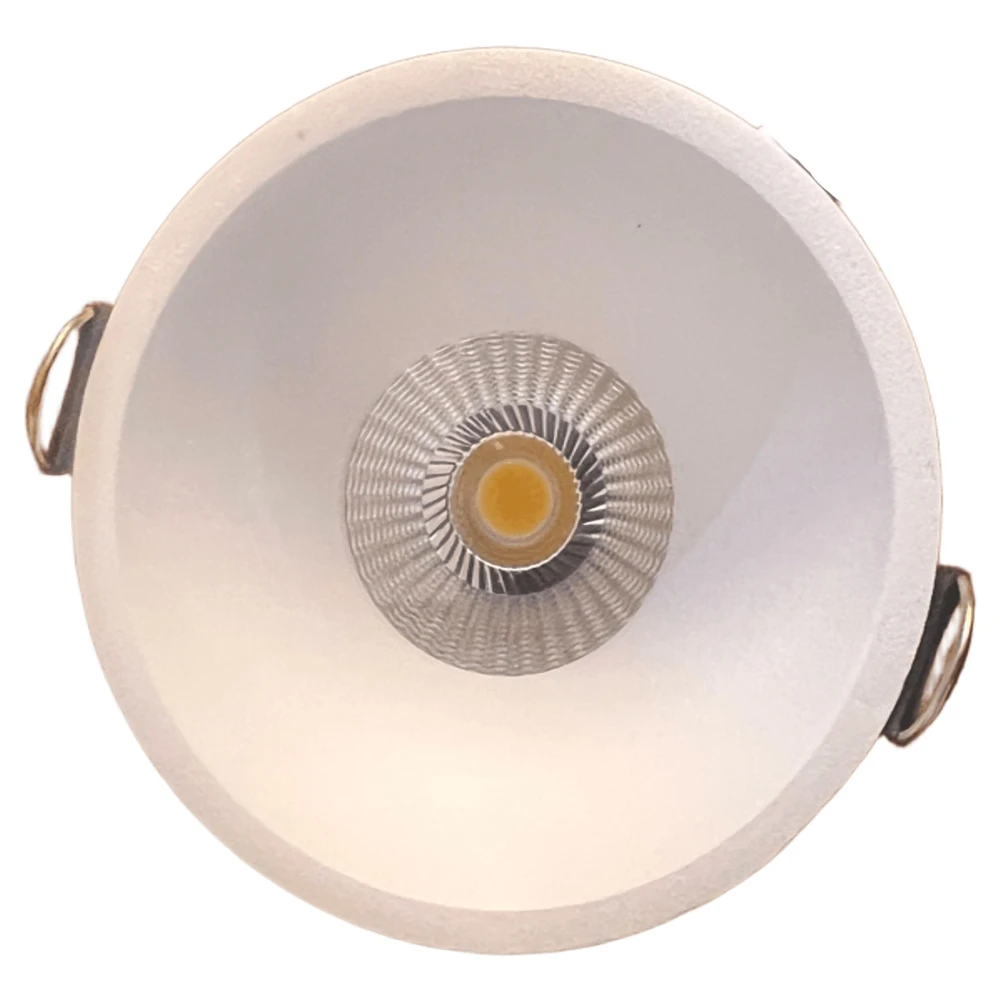 Tryka® 12 watt LED Metal COB Lighs White Body Spot Light (Natural White) 4000K,2.5 x 3.3 Inches, COB Spotlight.