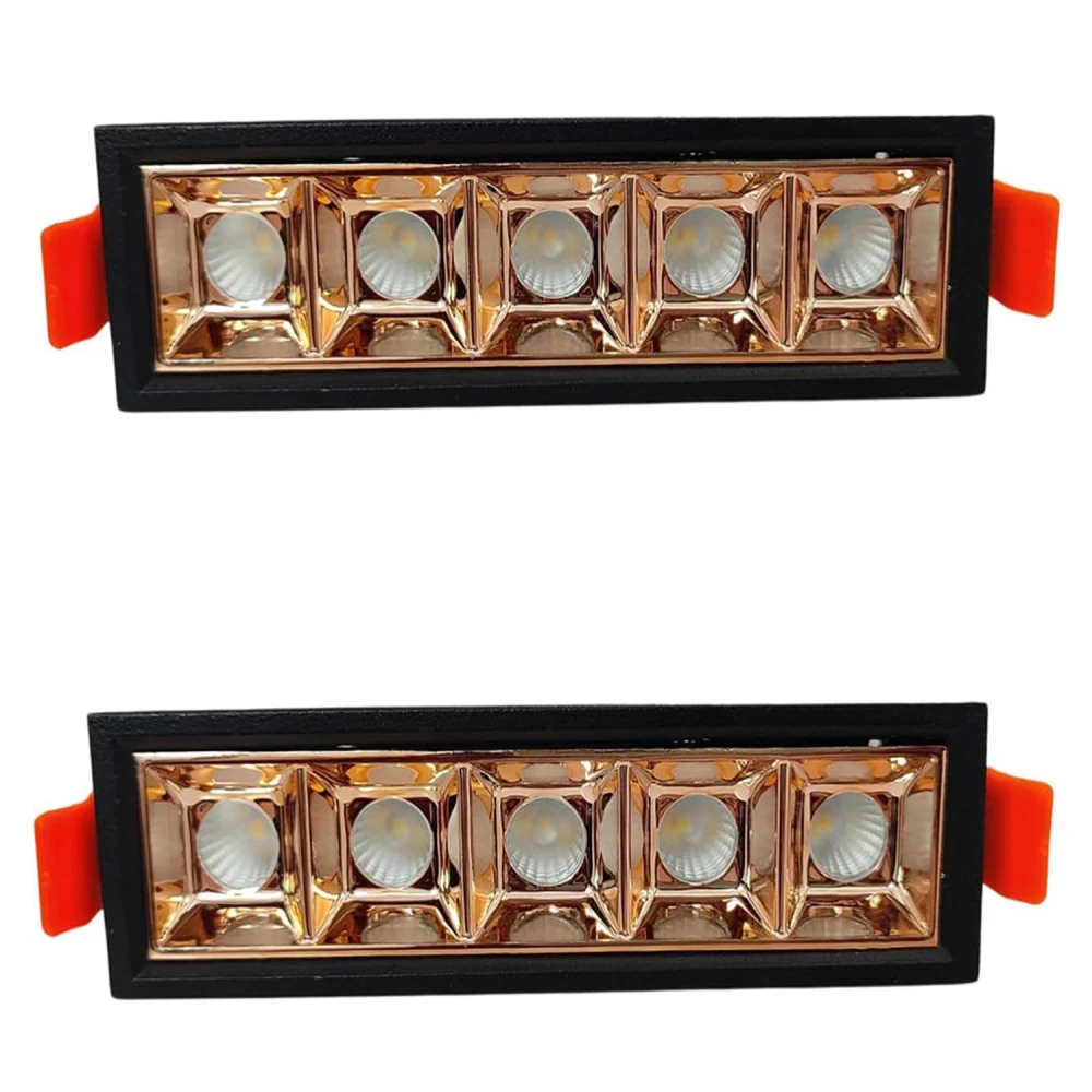 Tryka® Linear LED Spotlight, 10W Natural White, 5-Light Ice Tray Design, Energy Efficient Ceiling Light