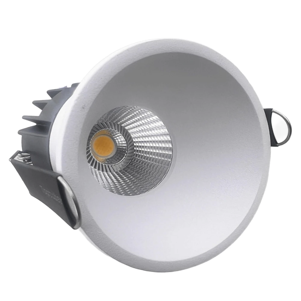 Tryka® 12 watt LED Metal COB Lighs White Body Spot Light (Natural White) 4000K,2.5 x 3.3 Inches, COB Spotlight.