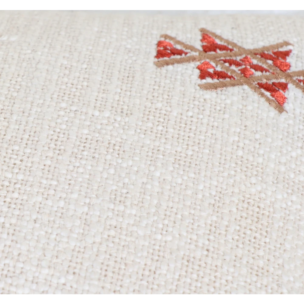 Indihomecraft Cushion Cover Hand Woven Cactus Inspired Decorative Boho Cushion Cover for Sofa Couch Swing Chair Living Room & Bedroom 18 x 18 Inches, Set of 1