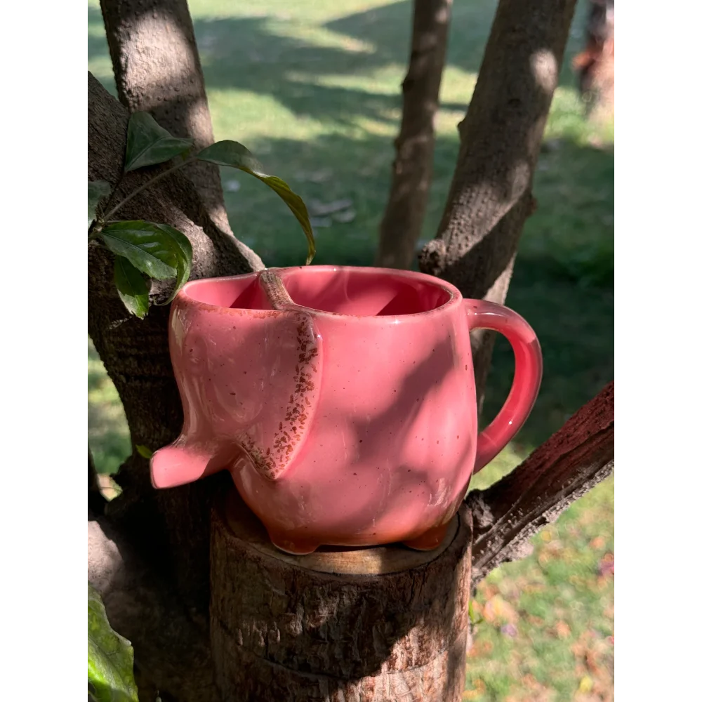 Elephant Ceramic Coffee Mug – Cute Animal Tea Cup for Home & Office