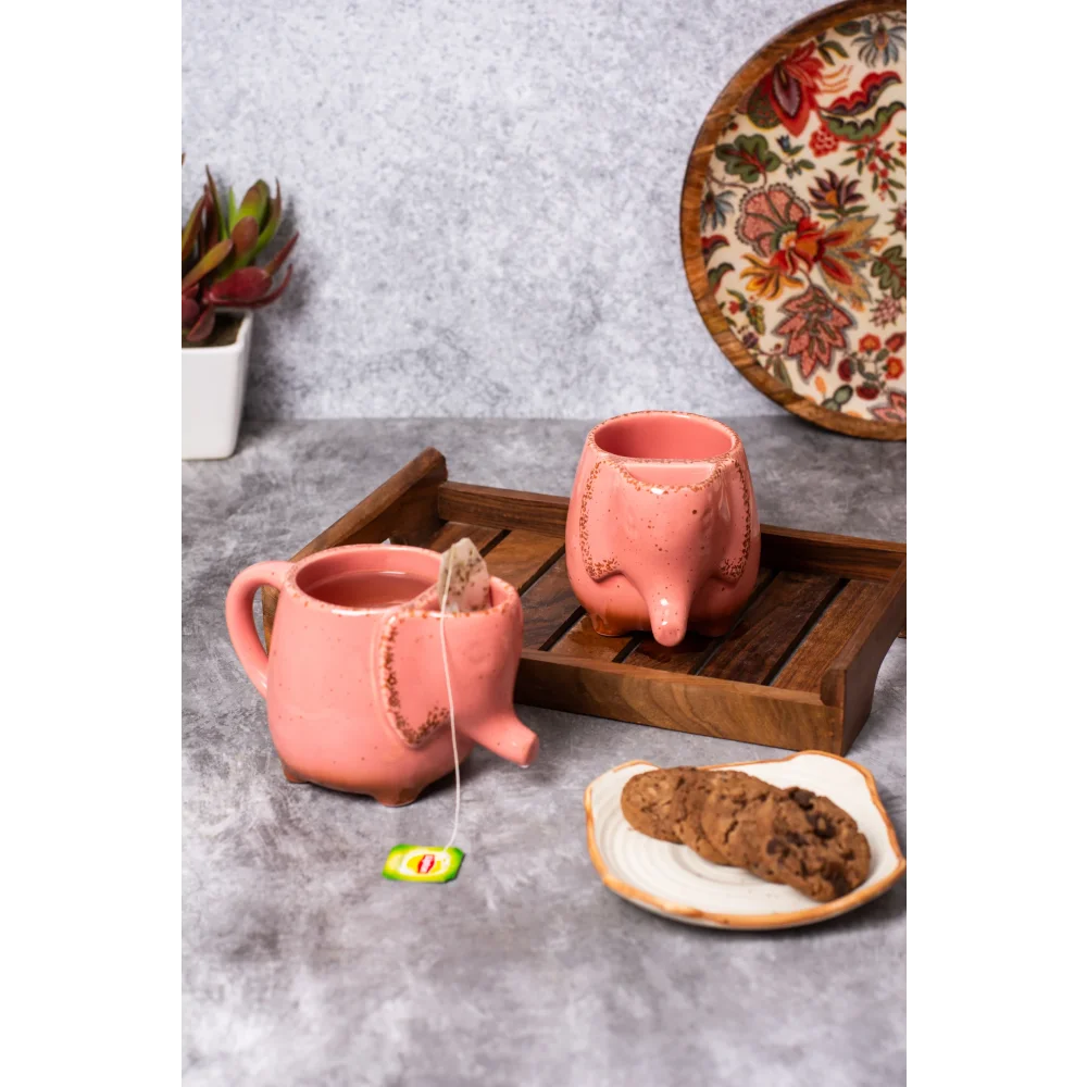 Elephant Ceramic Coffee Mug – Cute Animal Tea Cup for Home & Office