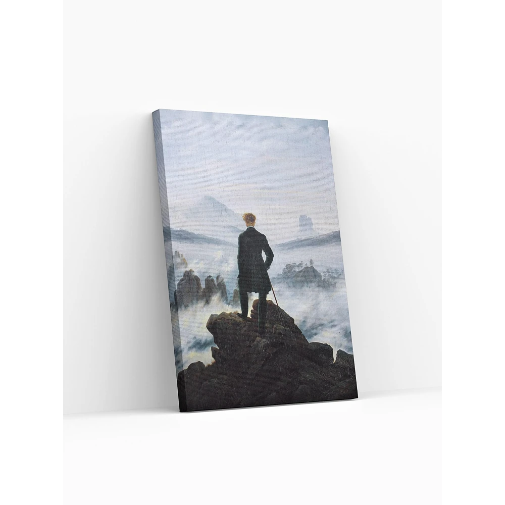 Wanderer Above the Sea of Fog Caspar David Friedrich Canvas Print | Sublime Romantic Landscape