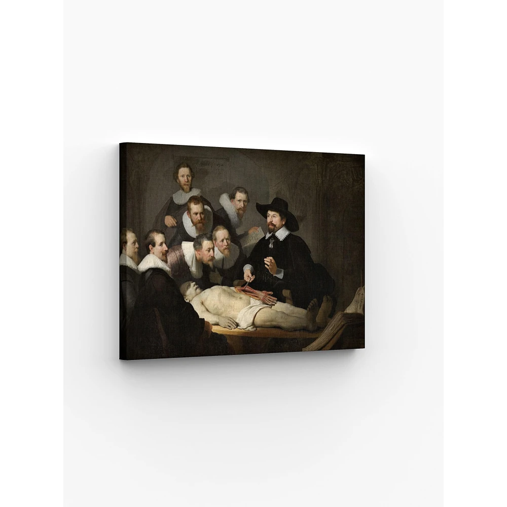 Rembrandt-The Anatomy Lesson of Dr Nicolaes Tulp Canvas Print | Masterpiece of Baroque Realism