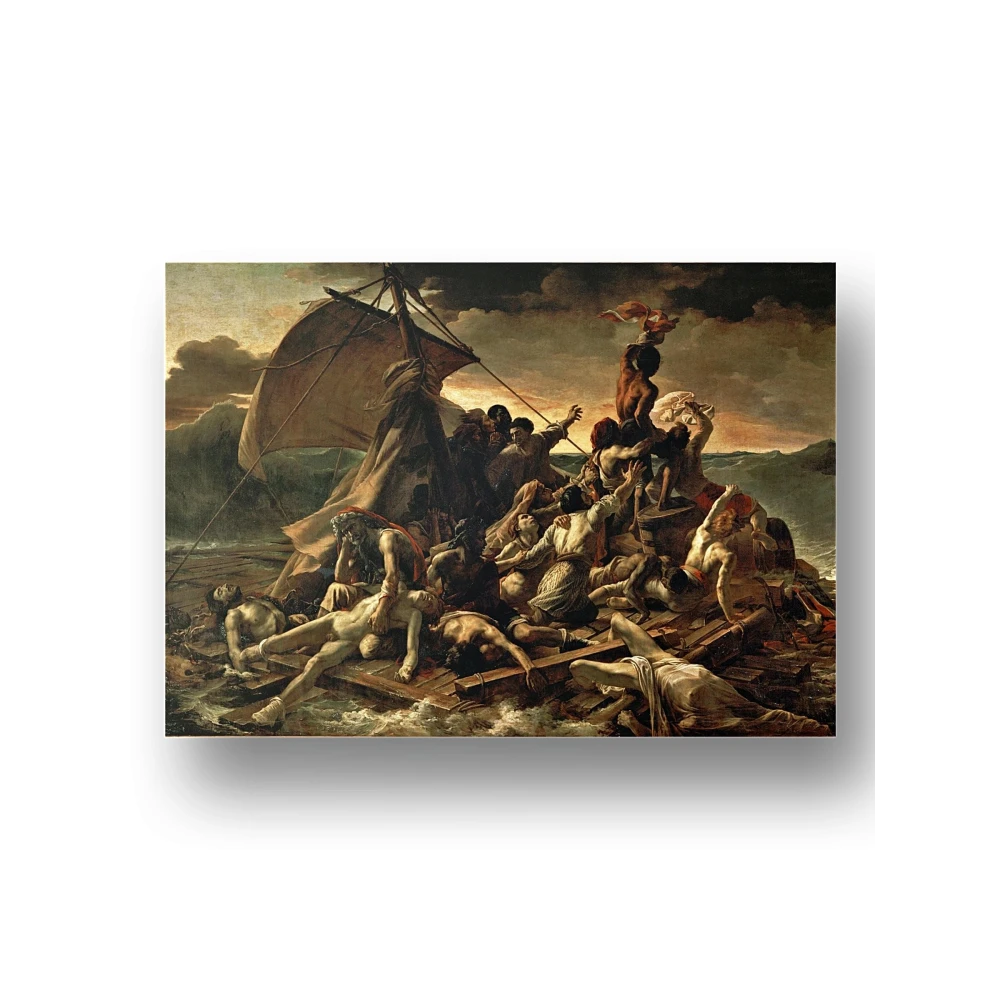 The Raft of the Medusa Théodore Géricault Canvas Print | Epic Maritime Masterpiece