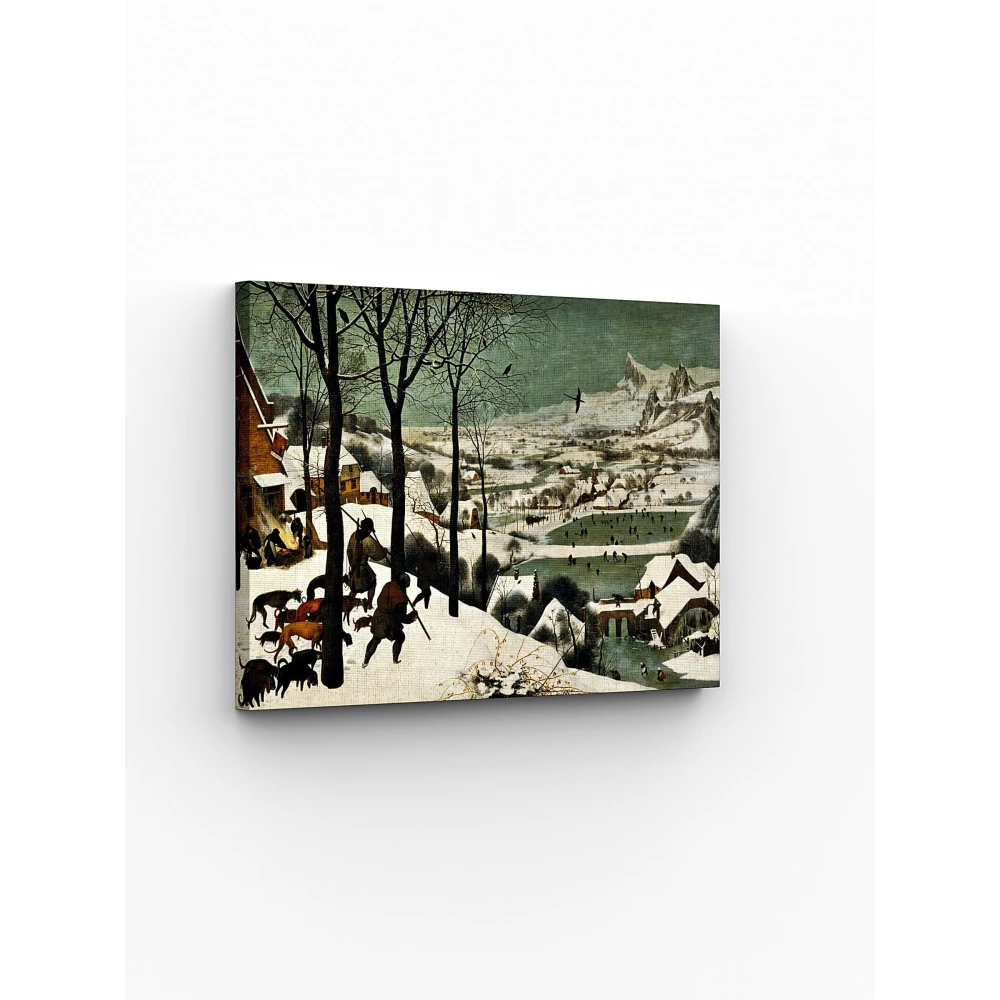 Furnishub Decor Hunters in the Snow - Pieter Bruegel the Elder Canvas Print | Iconic Landscape of Renaissance Art