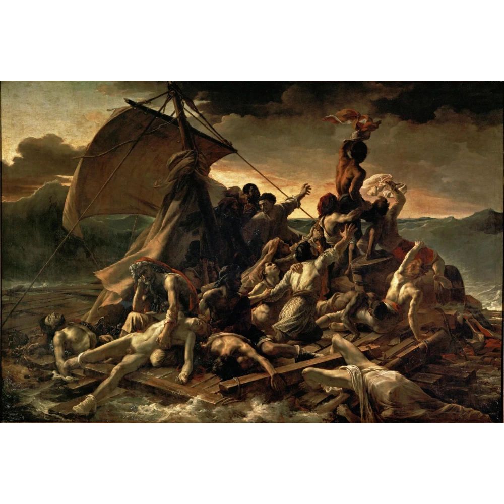 The Raft of the Medusa Théodore Géricault Canvas Print | Epic Maritime Masterpiece
