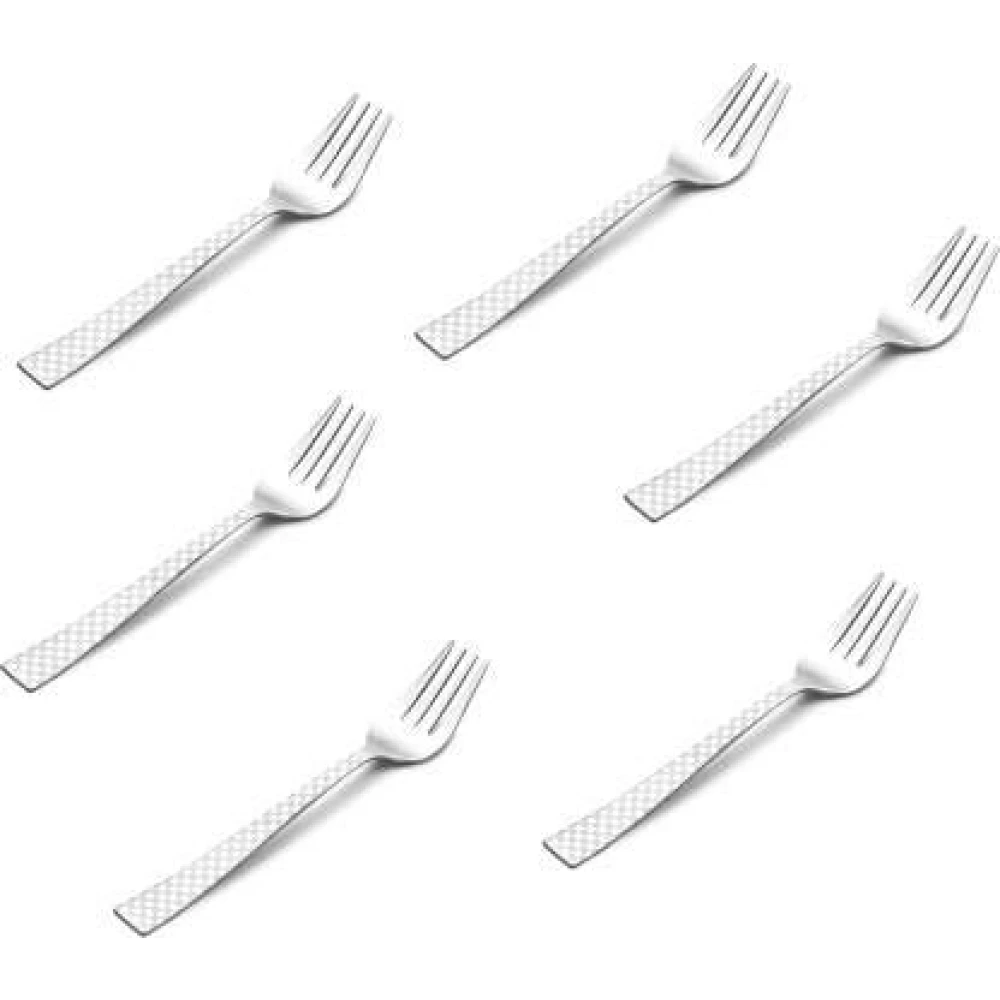 Palomino Stainless Steel Dessert Fork Set (Pack of 6) Diamond Dsrt Fork