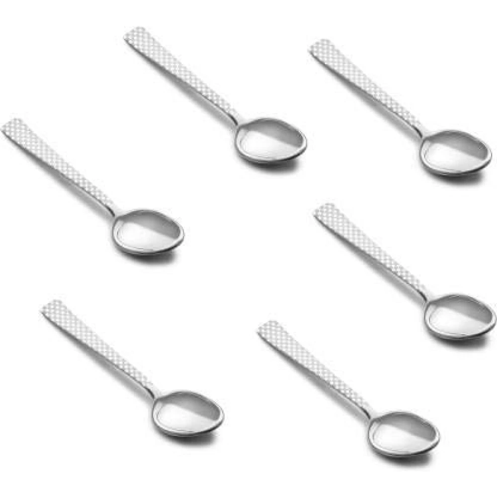Palomino Stainless Steel Tea Spoon Set (Pack of 6) Diamond Tea Spoon