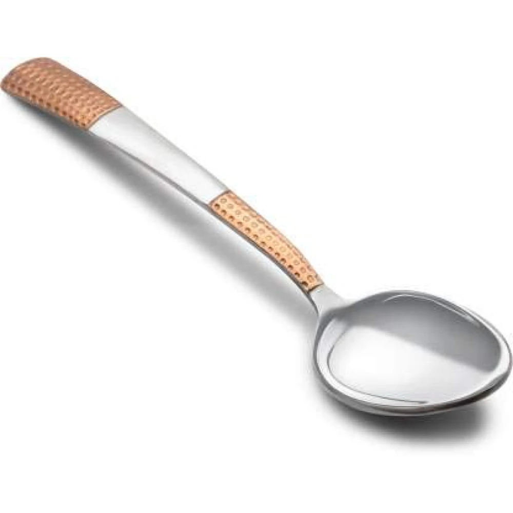Palomino 6 Pcs Desert Spoon Set with Platinum Rose Gold Design Stainless Steel Dessert Spoon Set (Pack of 6) Platinum Rose Gold Dsrt Spoon