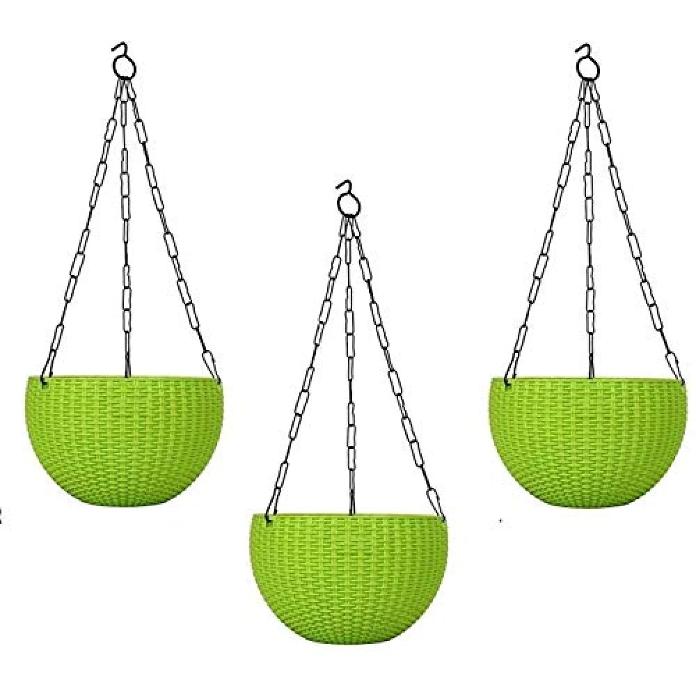 Homify Plant Container Set (Pack of 3, Plastic)