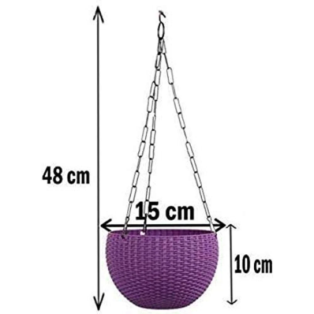 Palomino Plant Container Set (Pack of 4, Plastic)