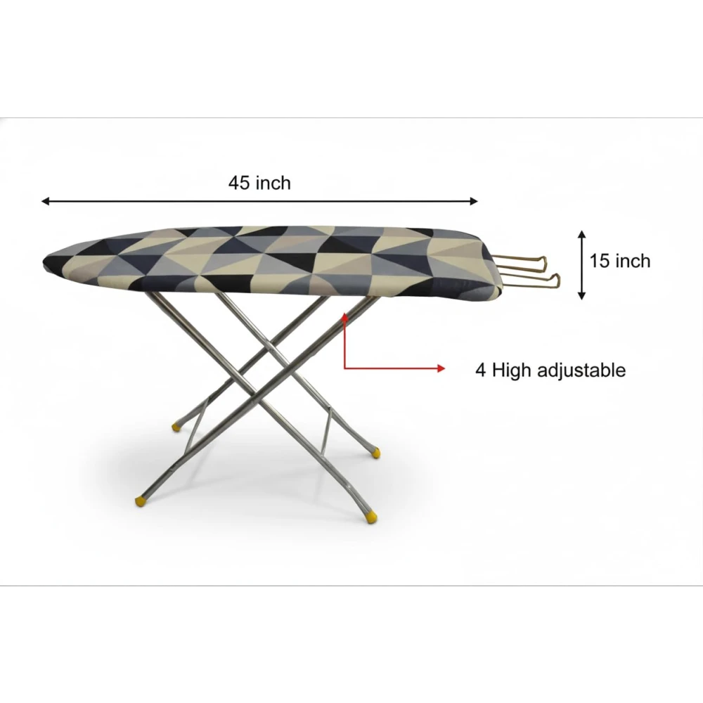 Homify Professional Grade Ironing Board with Non-Slip Legs, Thick Padding, and Wide Surface - Quick Folding for Easy Storage (Multi-Purpose)